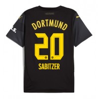 Camiseta Borussia Dortmund Marcel Sabitzer #20 Segunda Equipación Replica 2024-25 mangas cortas